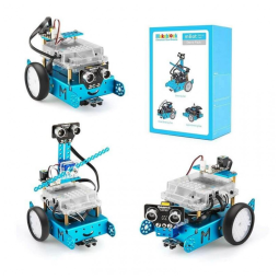 Kit Makeblock Servo Robot 3-em-1 para mBot – Robô Expansível com 3 Formas, Servo Motor, LEDs RGB, Compatível com Programação STEM