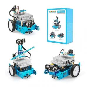 Kit Makeblock Servo Robot 3-em-1 para mBot – Robô Expansível com 3 Formas, Servo Motor, LEDs RGB, Compatível com Programação STEM