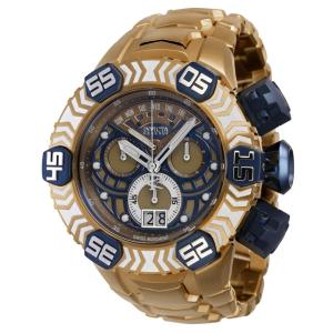 Relógio Masculino de Quartzo Reserve, Invicta 39012, Bege e Azul