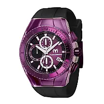Relgio masculino original TechnoMarine Cruise - 44,5 mm. Preto TM-121212