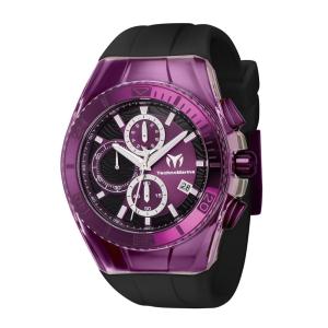 Relgio masculino original TechnoMarine Cruise - 44,5 mm. Preto TM-121212