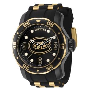 Relógio Masculino Invicta NHL Montreal Canadiens, Dourado, Preto 42312