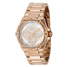 Relógio Feminino Aviator com Mostrador Madrepérola, Invicta 37312, Ouro Rosa