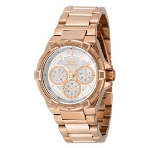 Relógio Feminino Aviator com Mostrador Madrepérola, Invicta 37312, Ouro Rosa