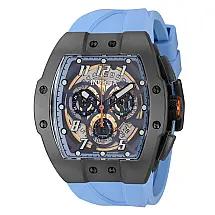 JM Correa Swiss Ronda 5030.D Relgio Masculino Calibre - 47mm. Azul Claro 44412