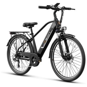 Bicicleta Elétrica Jasion Roamer para Adultos com Motor de Pico de 1200W e Bateria Removível de 528Wh, Autonomia de até 96km, 45km/h