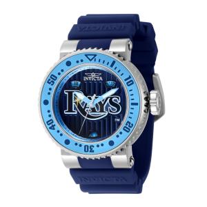 Relgio unissex MLB Tampa Bay Rays - 40 mm. Azul 42612