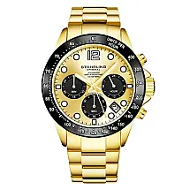 Relógio Masculino Stuhrling Ultima 3961 Quartzo 42mm, Dourado