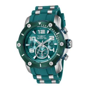 Relógio Masculino Pro Diver, Invicta 40812, Verde e Prata