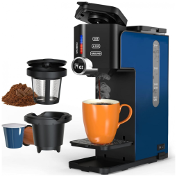 Cafeteira Elétrica Programável 1.4L com Tela LCD e Painel de Controle, 110v, GREECHO CM01, Azul