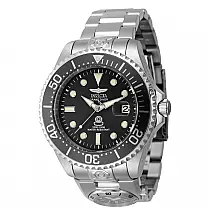 Relógio Masculino Automático Invicta Grand Diver Dual Time 47mm, Aço 45812
