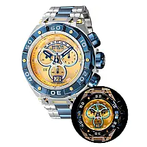 Ripsaw Swiss Ronda 8040.N Calibre Relgio Masculino - 52,7mm. Ao. Ouro. Azul Escuro 38812
