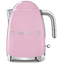 Chaleira Elétrica Retro Anos 50, 1.7L, 1500W, SMEG KLF03PKUS, Rosa