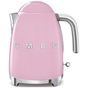 Chaleira Elétrica Retro Anos 50, 1.7L, 1500W, SMEG KLF03PKUS, Rosa