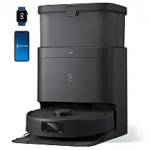 Robô Aspirador ECOVACS DEEBOT N30 PRO OMNI 10.000Pa com Base Multifuncional Preto 110V