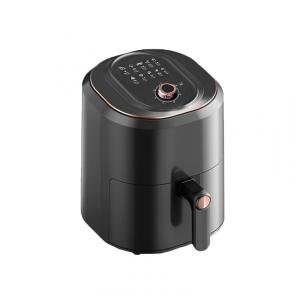 Fritadeira Elétrica Air Fryer Fangflower 7 5L Preta Timer Controle Temperatura Cesto Antiaderrente Lava-Louças 1400W Compacta 110V