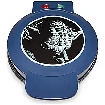 Máquina de Waffle Star Wars Yoda, Antiaderente, 110v, UNCANNY BRANDS, Azul