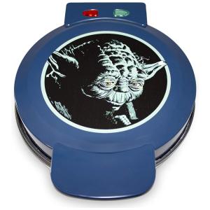 Máquina de Waffle Star Wars Yoda, Antiaderente, 110v, UNCANNY BRANDS, Azul