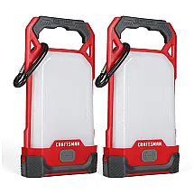 Lanterna de Led, 150 lumens com 2 unidades e 3 pilhas AAA incluídas, CRAFTSMAN CMXLLAG67062, Vermelho