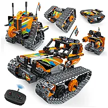 Kit de construção 5 em 1 Opmind com 392 peças, caminhão off-road, robô e veículo RC para crianças a partir de 6 anos