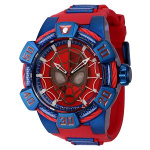 Relgio Masculino Marvel Spiderman Automtico - 52mm. Vermelho. Azul 41022