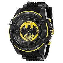 Relógio Masculino Analógico de Quartzo 52mm, Invicta DC Comics Batman 29122, Preto