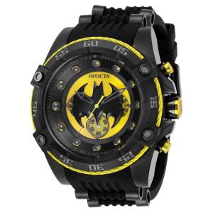 Relógio Masculino Analógico de Quartzo 52mm, Invicta DC Comics Batman 29122, Preto