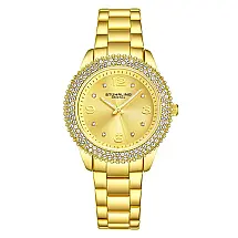 Relógio Feminino Stuhrling Mirabelle 3912 Quartzo 38mm, Dourado