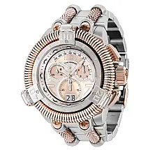 Relógio Masculino King Python, Invicta 35222, Prata e Ouro Rosa