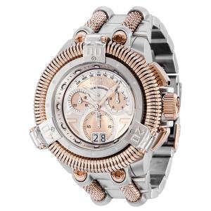 Relógio Masculino King Python, Invicta 35222, Prata e Ouro Rosa