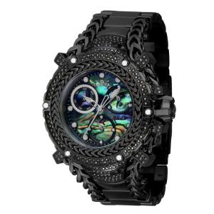 Relógio Feminino Invicta Gladiator com Diamante de 1,08 Quilates e Mostrador Abalone, Preto 41422