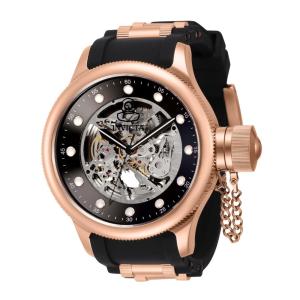 Relgio Masculino Pro Automtico - 51,5mm. Preto. Ouro Rosa 39422