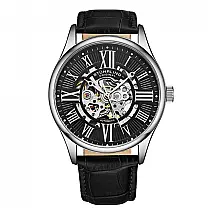Relógio Masculino Stuhrling Atrium Automático 42mm Preto - Design Clássico e Elegante