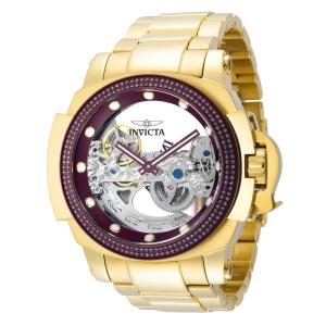 Relgio masculino automtico de diamante de 0,87 quilates das Foras da Coalizo - 48 mm. Ouro 35622