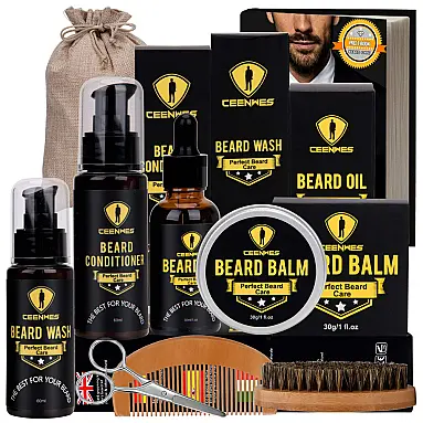 Kit para Barba Profissional Portátil