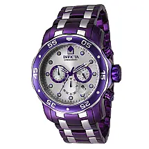 Relgio masculino profissional 48 mm. Roxo. Ao 40922, Invicta