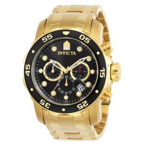 Relógio Masculino de Quartzo Pro Diver SCUBA, Invicta 21922, Dourado e Preto