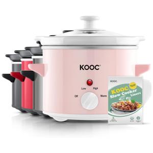 Panela Elétrica Multifuncional 1.8L, Aço Inoxidável, 600W, 110V, KOOC, Rosa