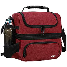 MIER Bolsa Térmica Portátil 12L, Mantém Quente, Frio Por até 8H, Vermelho