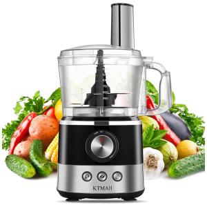 Processador de Alimentos Multifuncional 1.7 L Aço Inox, 650W, 110v, KTMAII CY 329, Preto