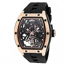 Relógio Masculino Automático Invicta S1 Rally Orberus com Mostrador Esqueleto 44mm, Preto 49032