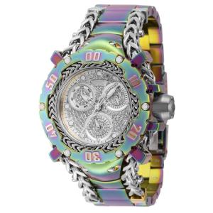Relgio feminino Gladiador com diamante de 0,58 quilates - 43,2 mm. Ao. Iridescente 41132
