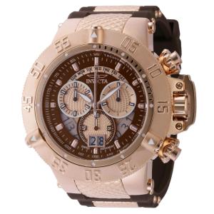 Relógio Masculino Invicta Subaqua Noma III, Marrom e Ouro Rosa 44232