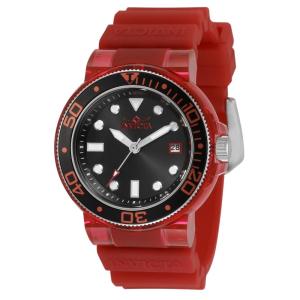 Relgio Pro Unissex - 40mm. Borgonha. Transparente 35232