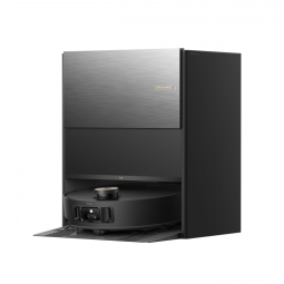 Robô aspirador e mop Dreame preto sucção 30000Pa limpeza com rolo AquaRoll navegação LDS Dreame Aqua10 Roller 110V