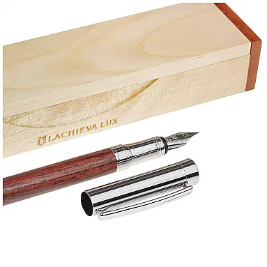 Caneta Tinteiro LACHIEVA LUX Marrom,
