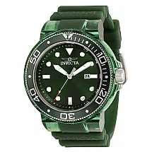 Relgio Masculino Profissional Invicta Transparente Verde 51,5mm - Modelo 32332