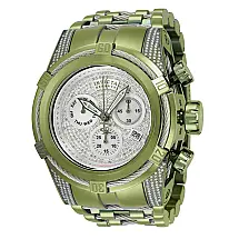 Reserve Bolt Zeus 1.81 quilates diamante suo Ronda Z60 calibre masculino relgio com mostrador madreprola - 53 mm.