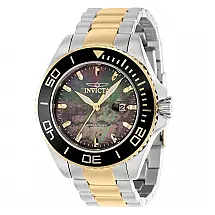 Relógio Masculino Invicta Pro Diver com Mostrador Madre Pérola 48mm, Dourado, Aço ZG37432