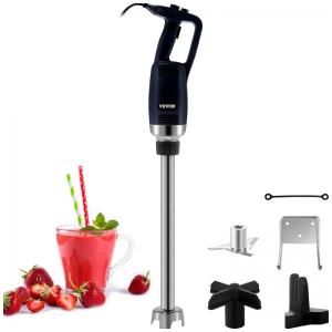Mixer Elétrico de Aço Inoxidável com Controle de Velocidade, 750W, 110v, VEVOR SCJBQ750W30CM, Preto